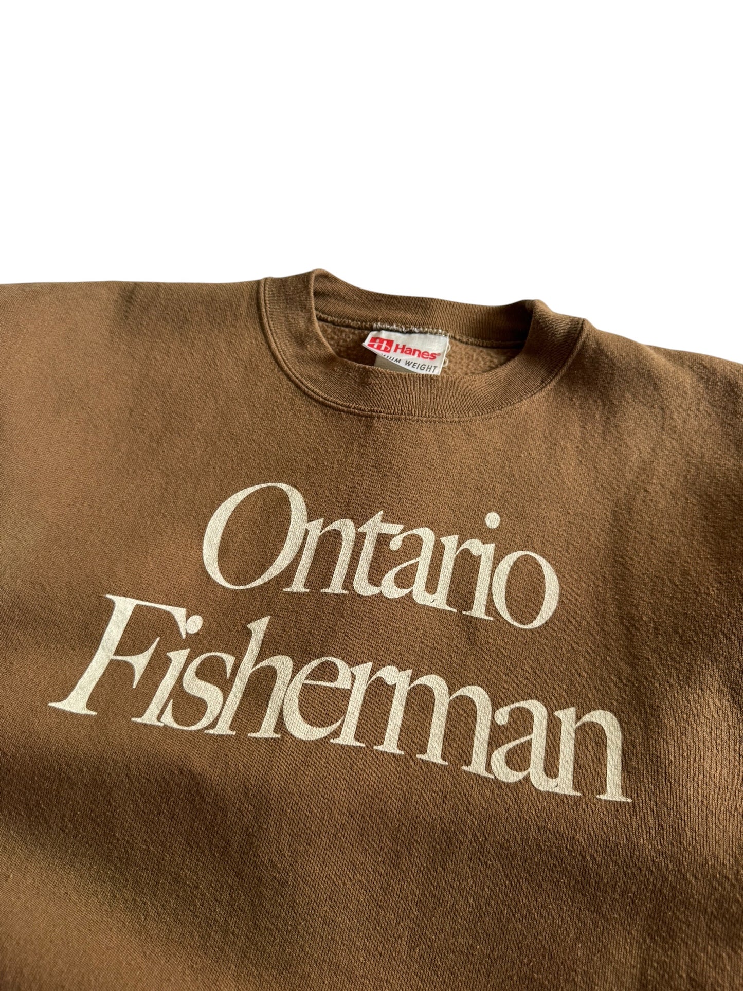 Ontario Fisherman Crewneck Bullhead - L