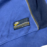 2000s Nike Blue Yellow Zip Up Hoodie M