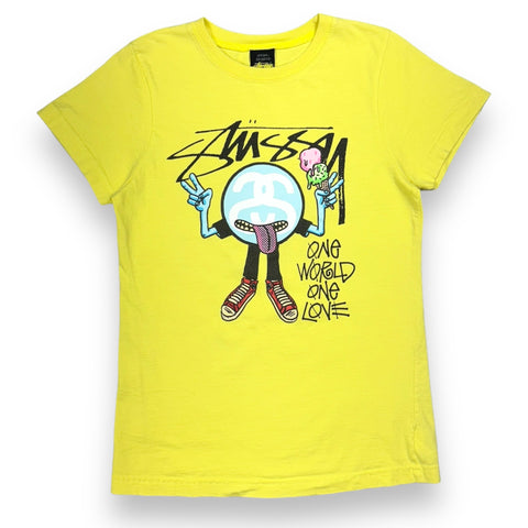 Vintage Stussy Woman’s One World One Love Tee - M