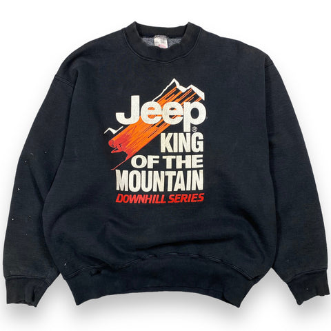 Vintage Jeep King Of The Mountain Crewneck - L