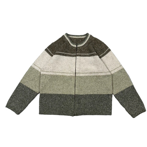 Green Striped Knit Sweater (S/M)