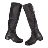 Miu Miu Leather Knee High Boot - 36