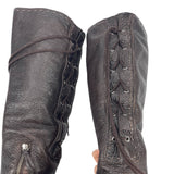 Miu Miu Leather Knee High Boot - 36