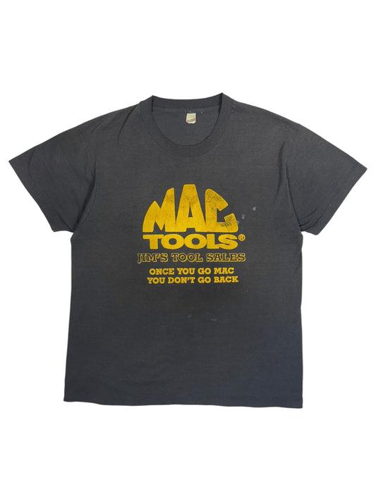 Vintage 80s Mac Tools Sun Faded Tee - L