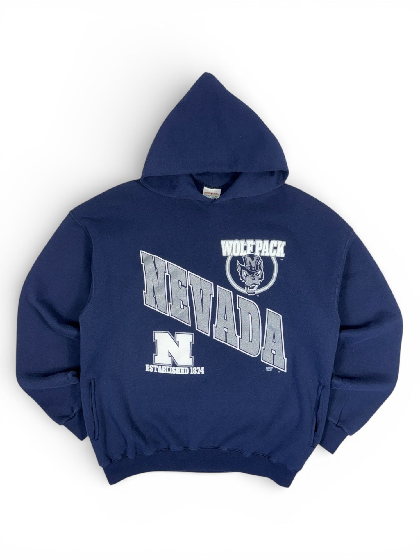 1990s Nevada Wolf Pack Hoodie - L/XL