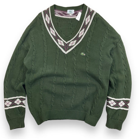 Vintage Izod Lacoste Knit Sweater XL
