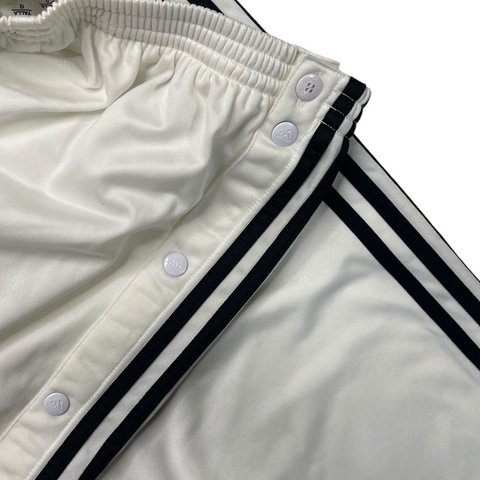 Vintage Adidas tear away pants in white L OMNES