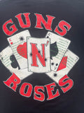 Vintage Guns N Roses Cards Tee 1991 L
